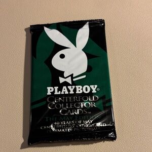 PLAYBOY Centerfold Cards in Black and Green 1 Pack